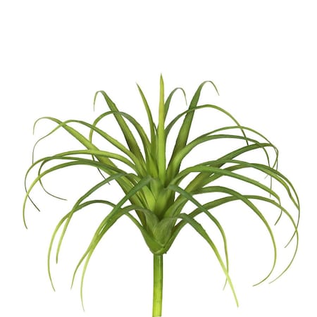 Dare2Decor Plastic Grass-Frosted Green Greenery Stem 8 in. 3 Per Bag DA582314